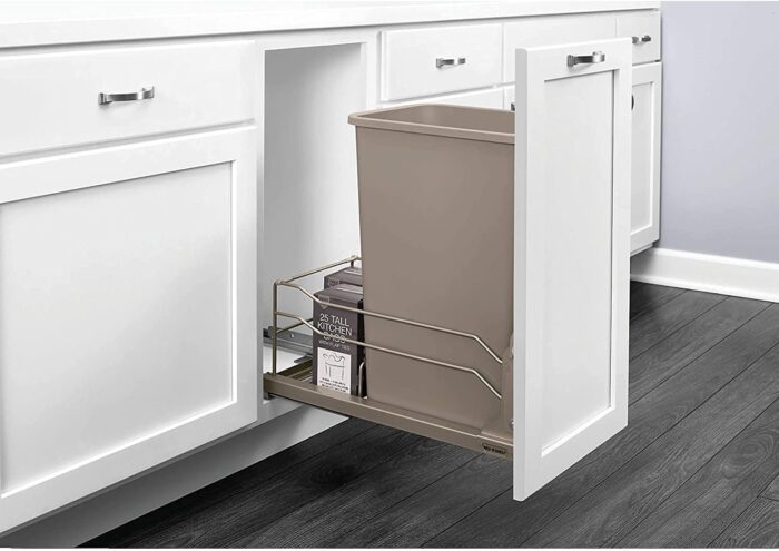 Trash can for B15-F base cabinet Full Height Door
